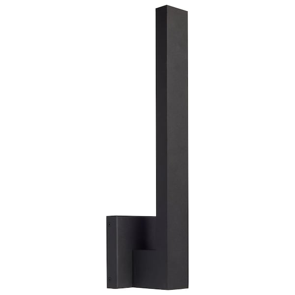 Nuvo Raven LED Outdoor Sconce, 18 Inch, Textured Matte Black Finish, 15 Watts, 3000K 62/1426 - main